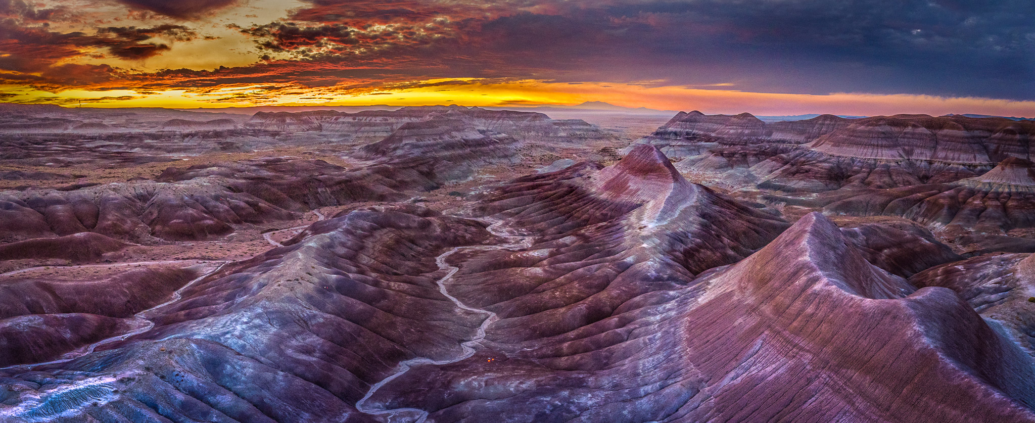 Arizona Painted Desert sunset