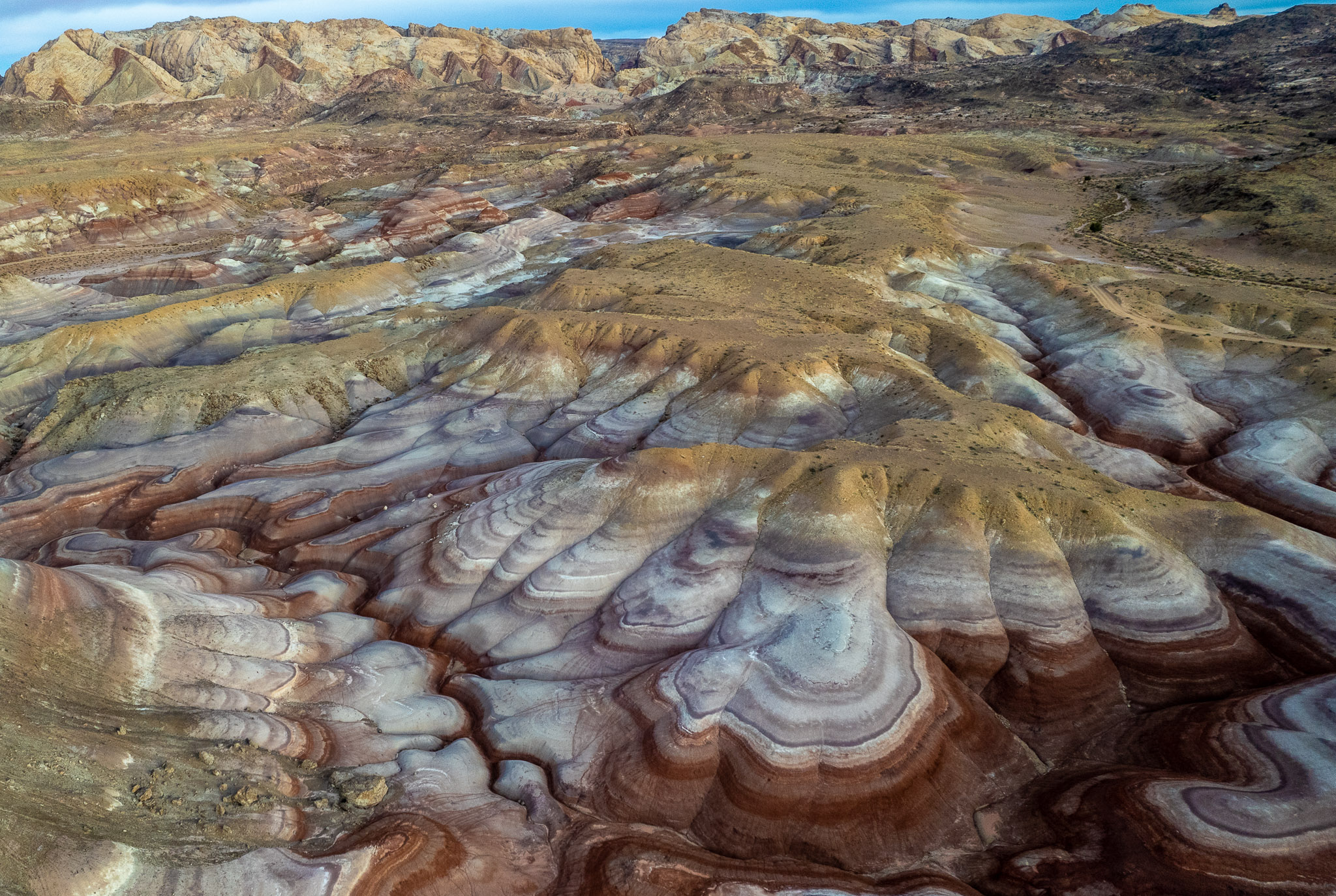 Muddy Creek badlands