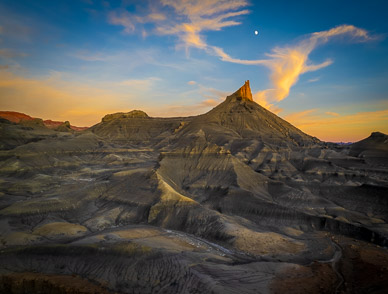 Sunset on Smoky Mountain, Glen Canyon