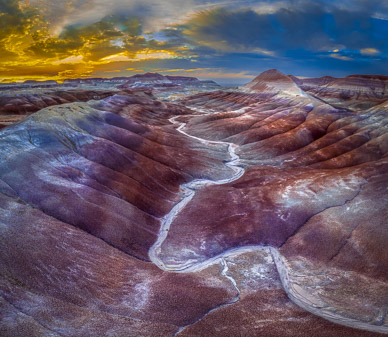 Arizona Painted Desert sunset