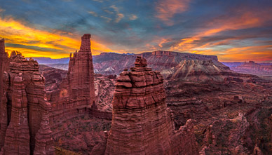 Fisher Towers sunrise