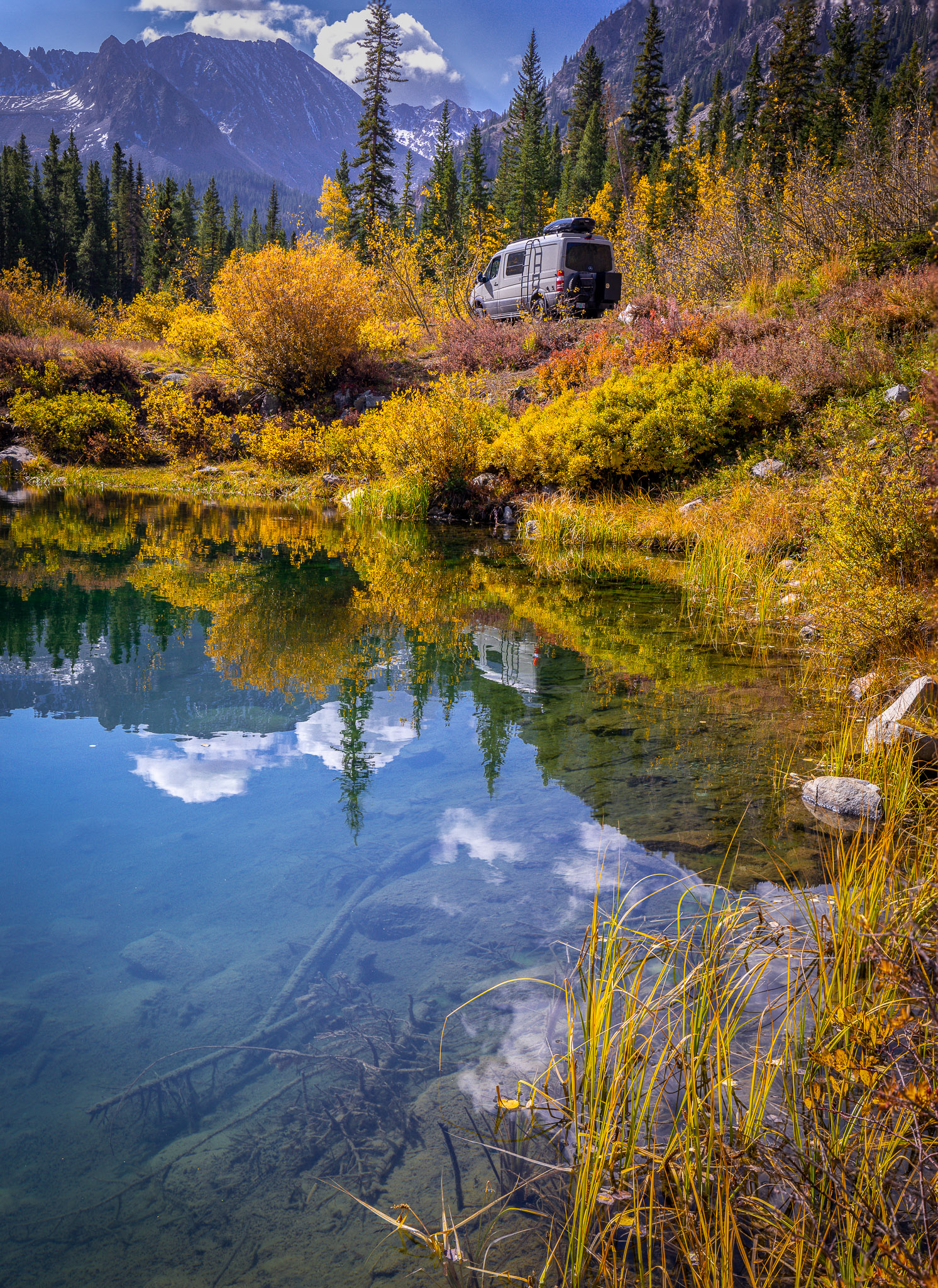 Castle Creek high elevation tarn