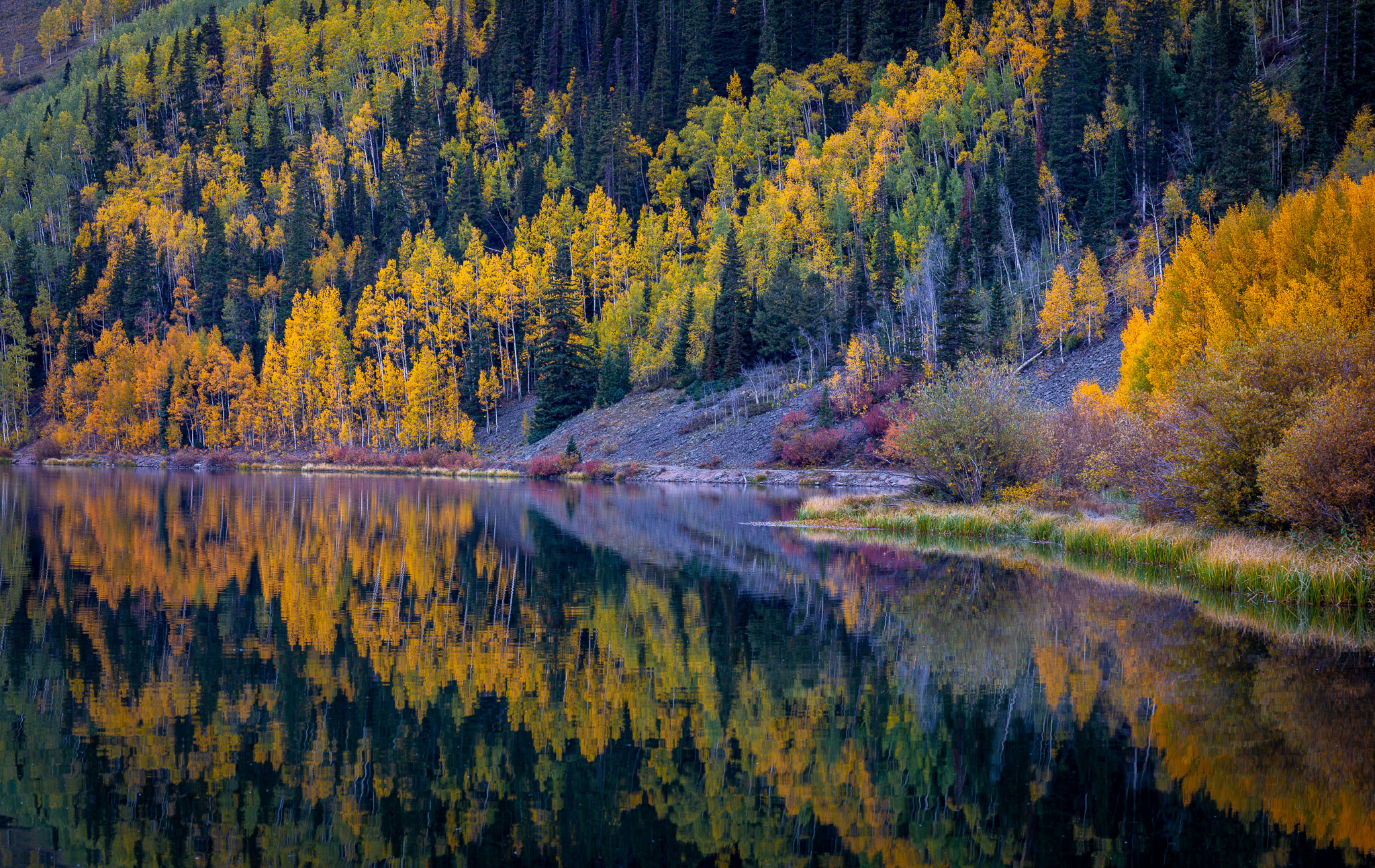 Crystal Lake reflection
