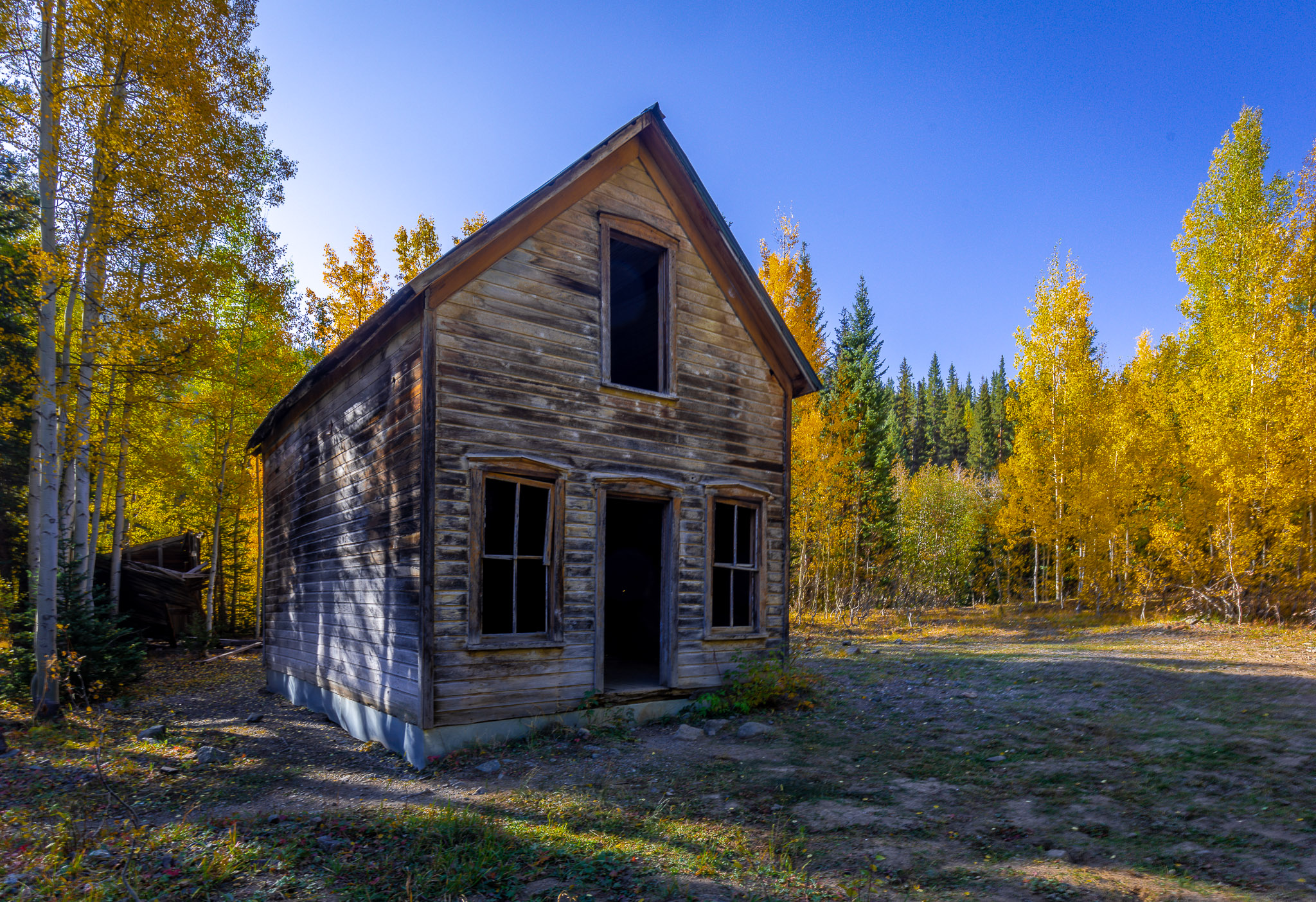 Ironton ghost town ruin