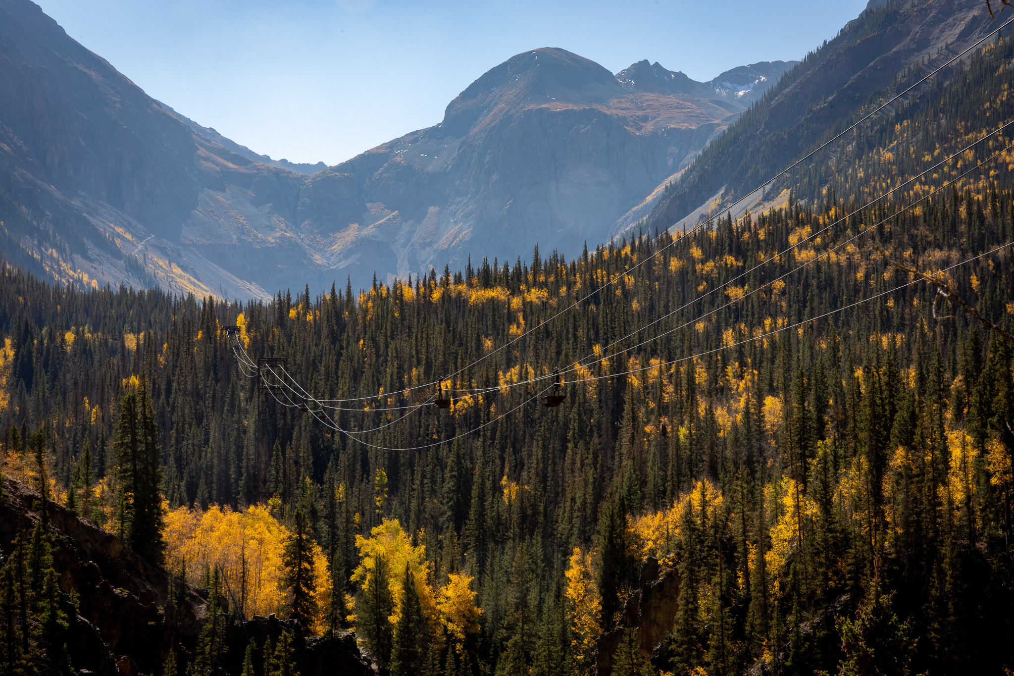 Arrastra aerial ore tram outside Silverton