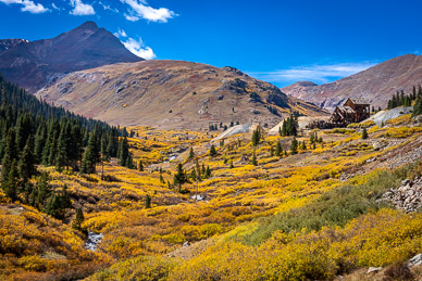 West Fork Animas River, California Gulch & Frisco Mill