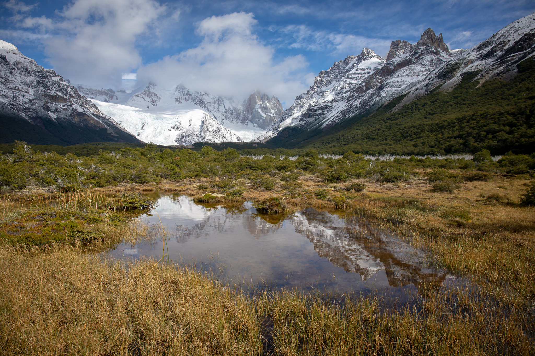 Still waiting for Cerro Torre to peek out