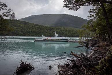 Our boat, Cruz del Sur