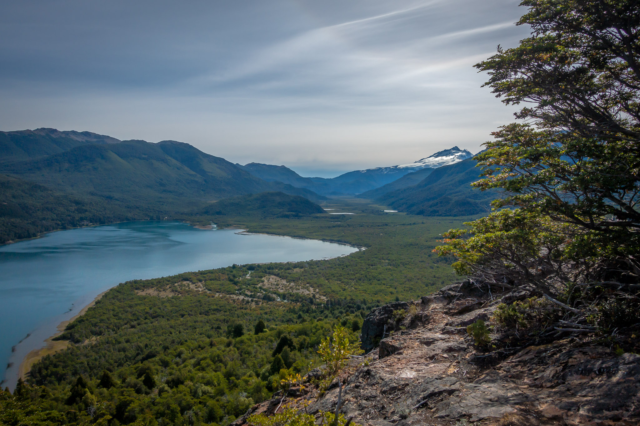 Lake Mascardi from the Red Castle viewpoint