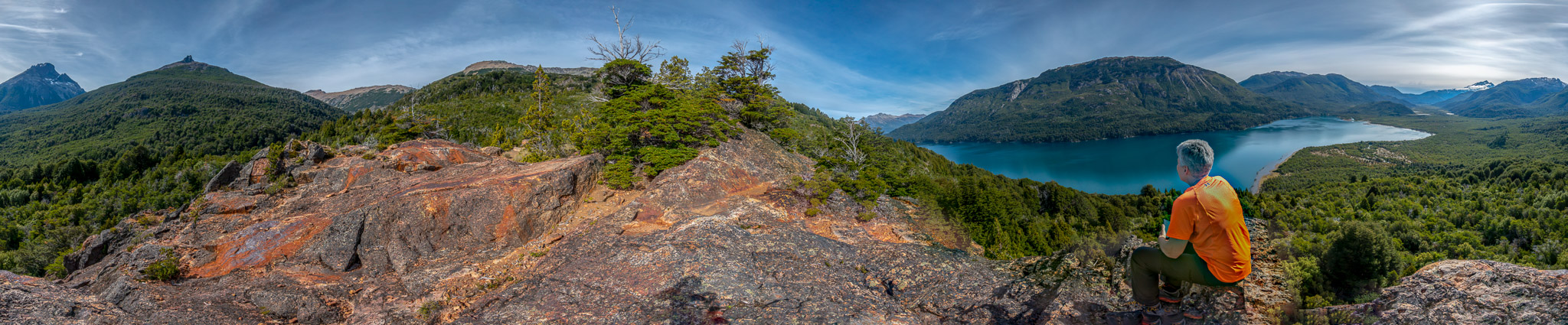 Lake Mascardi from the Red Castle viewpoint