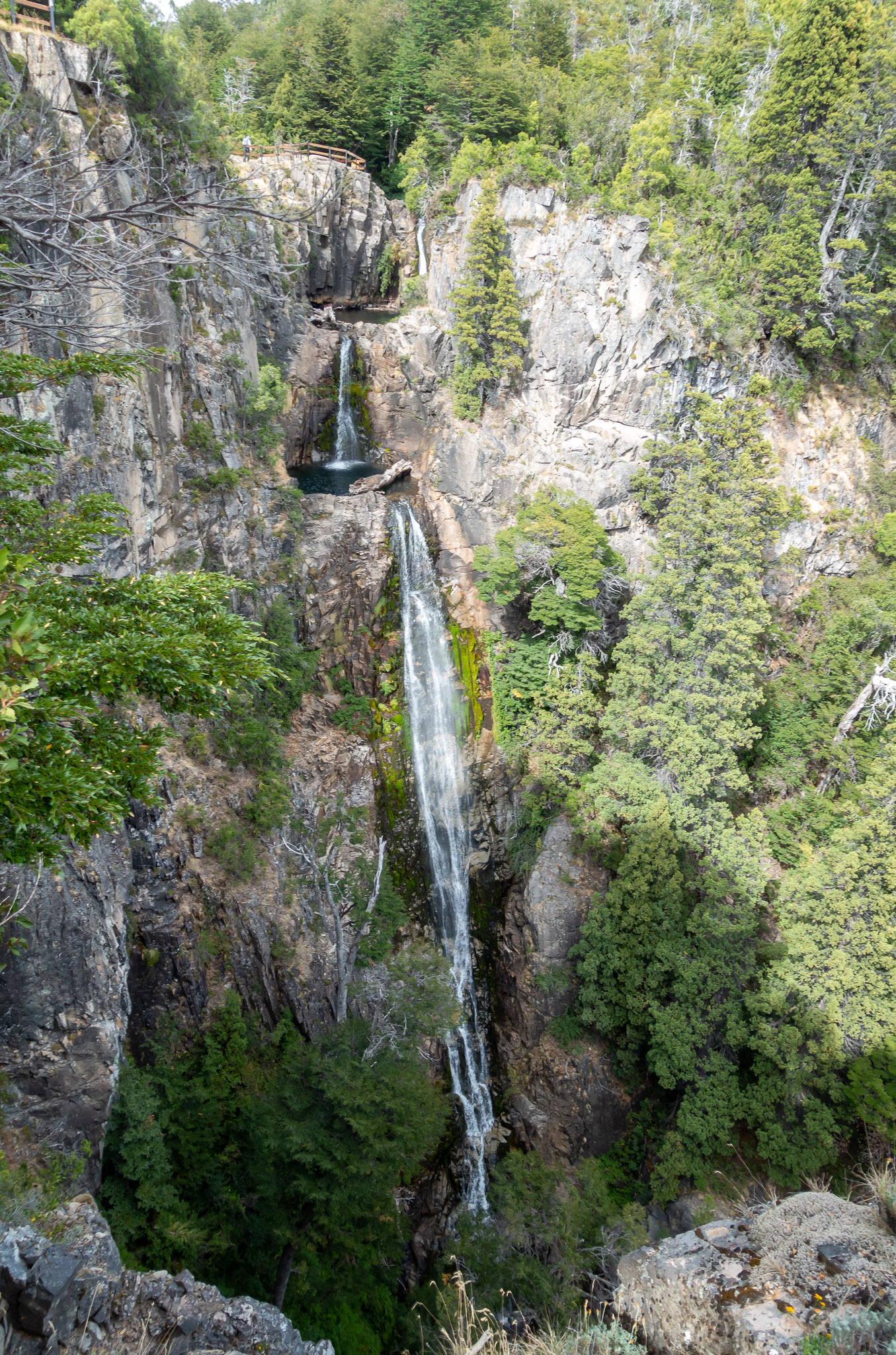 Waterfall near Hotel Tronador