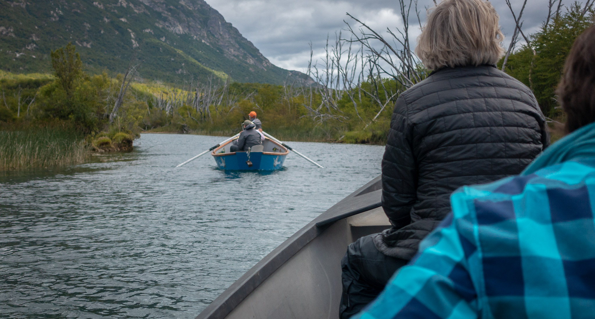 Fishing Manso River, below Lake Masco