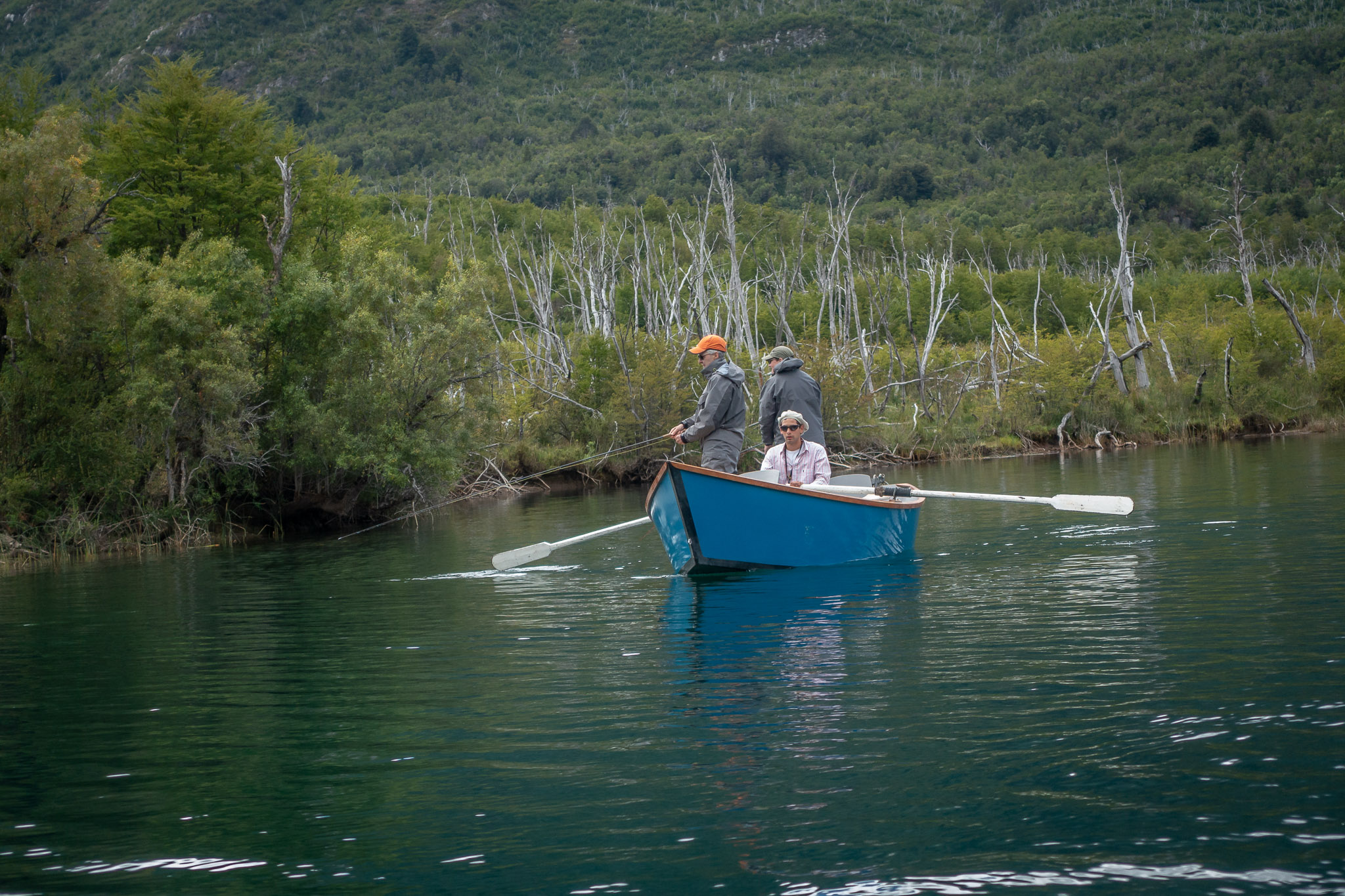 Fishing Manso River, below Lake Masco