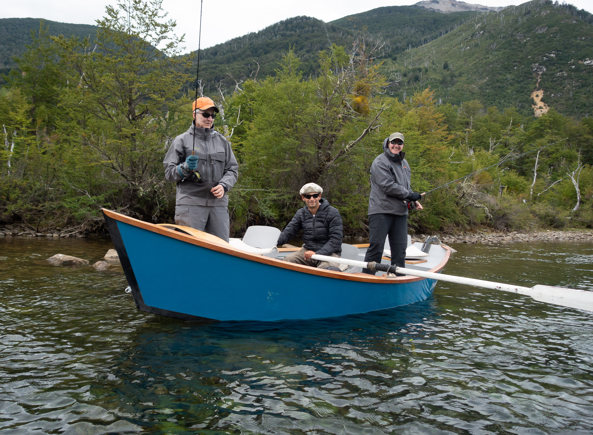 Fishing Manso River, below Lake Masco