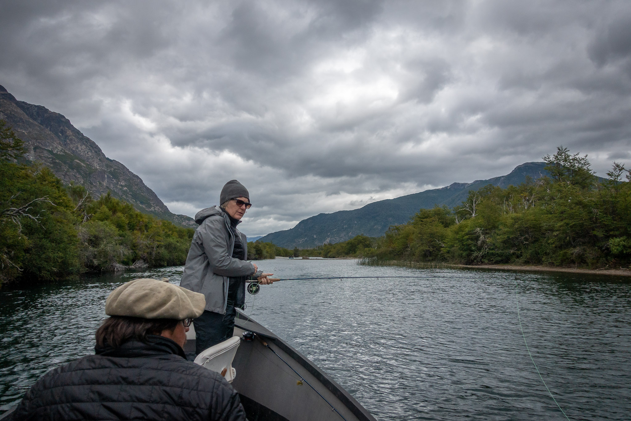 Fishing Manso River, below Lake Masco