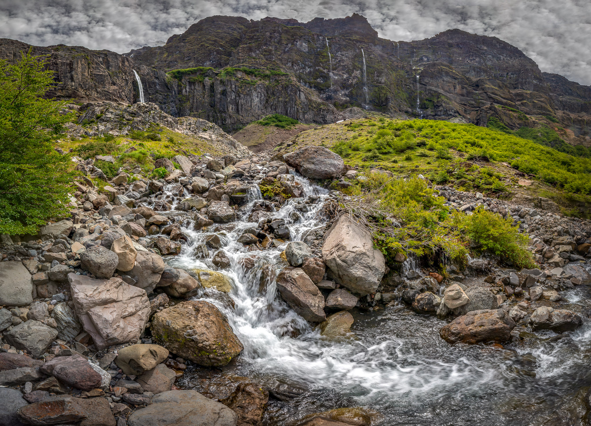 Cerro Tronador waterworks