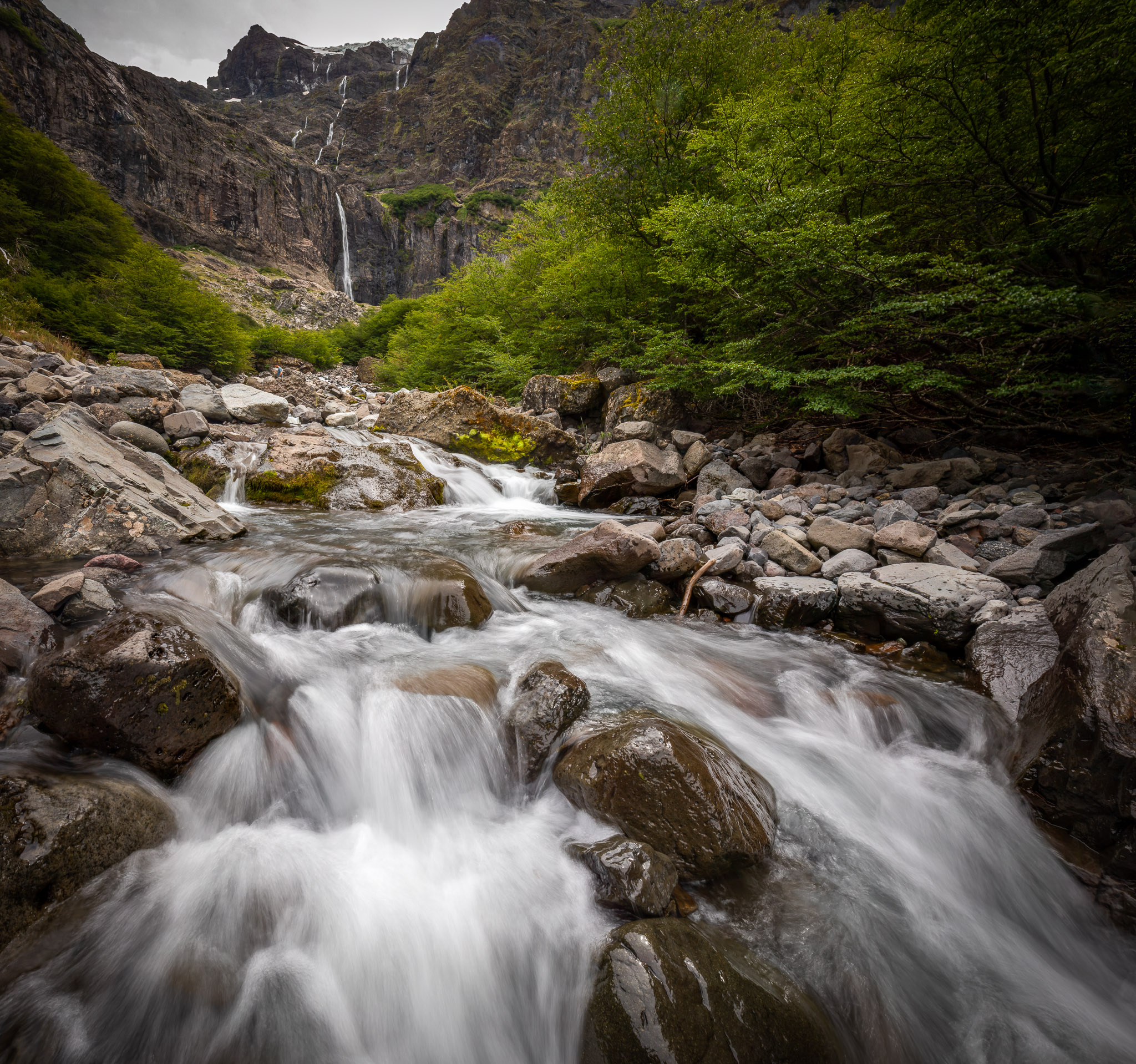 Cerro Tronador waterworks