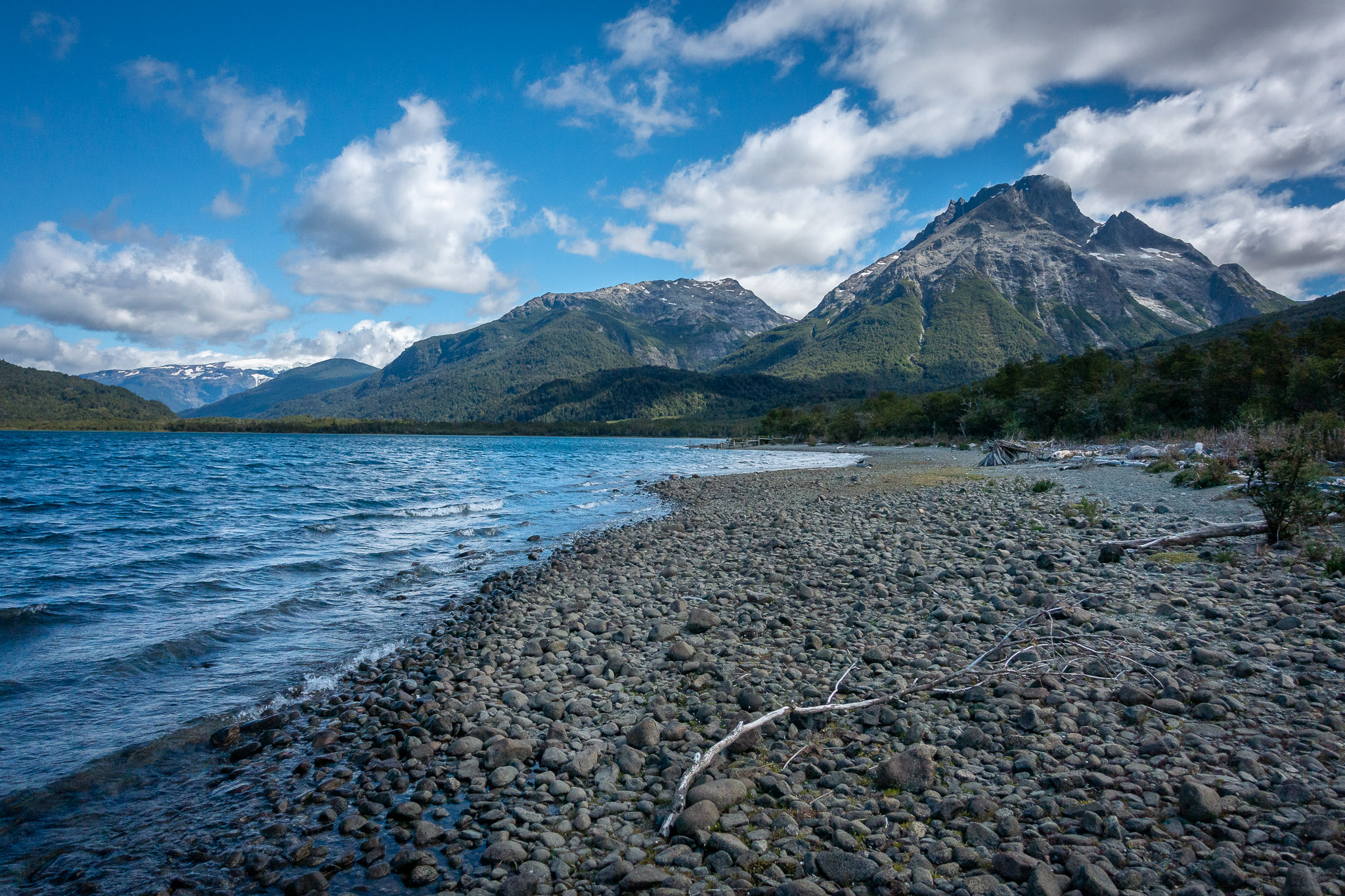 Lake Mascardi shoreline