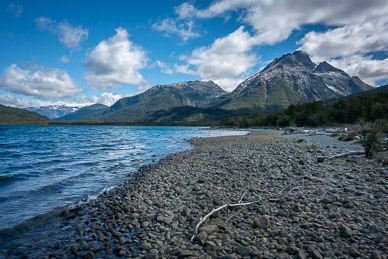 Lake Mascardi shoreline