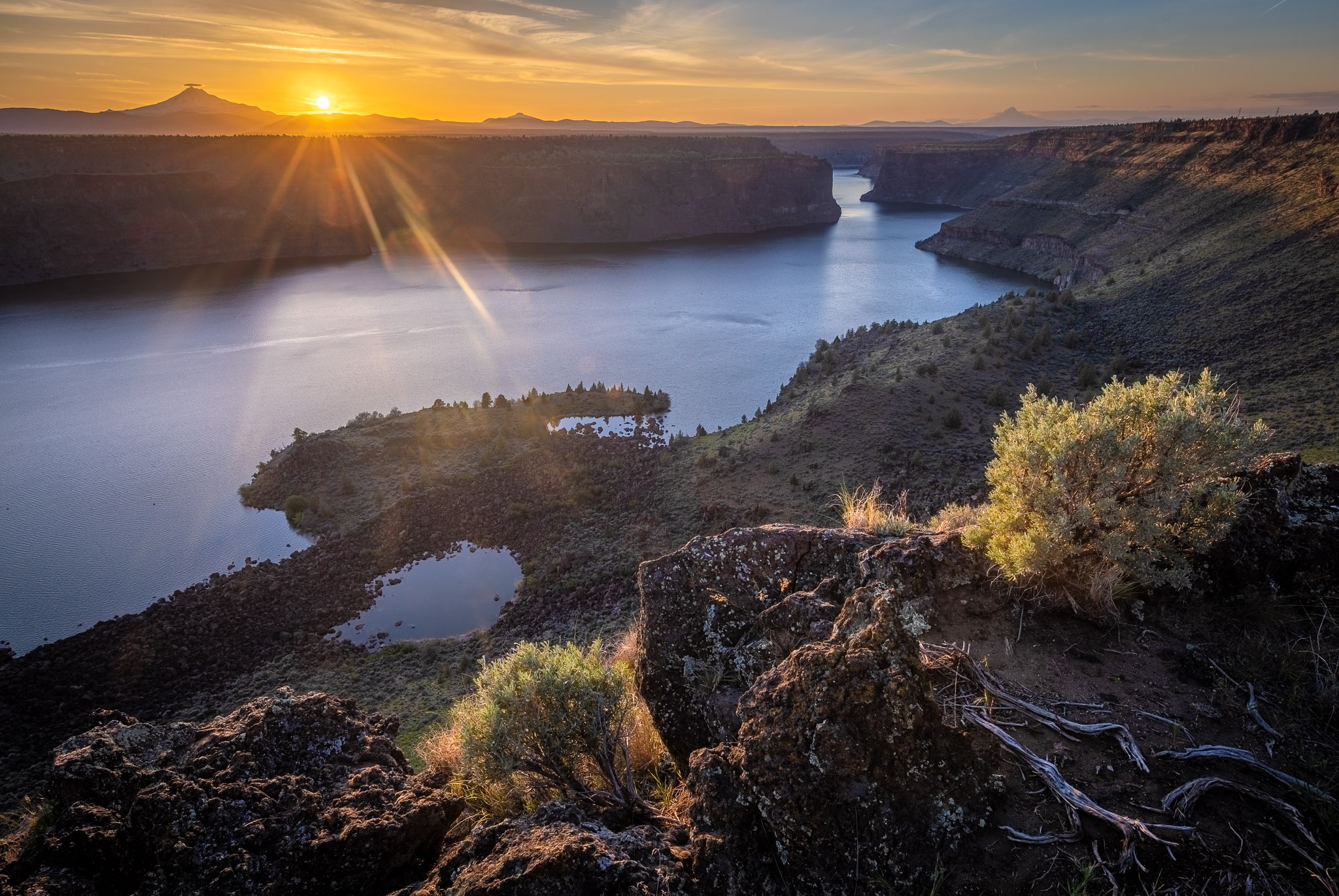 Lake Billy Chinook Sunset