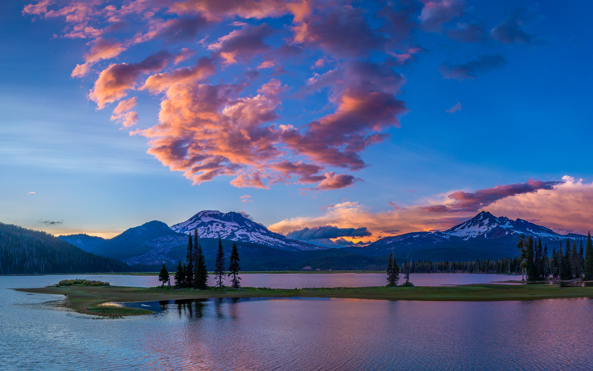 Sparks Lake Sunset