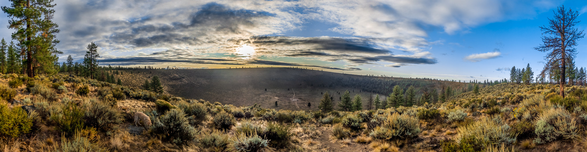 Hole in the Ground sunrise