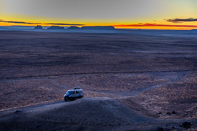 Dawn from Shiprock's Dike