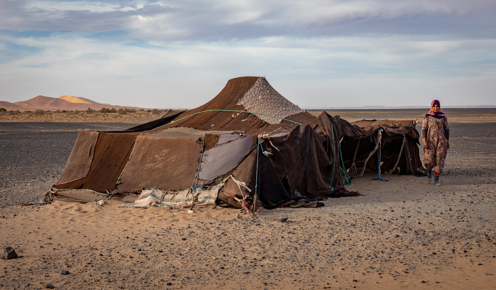 Nomadic sheepherder's tent