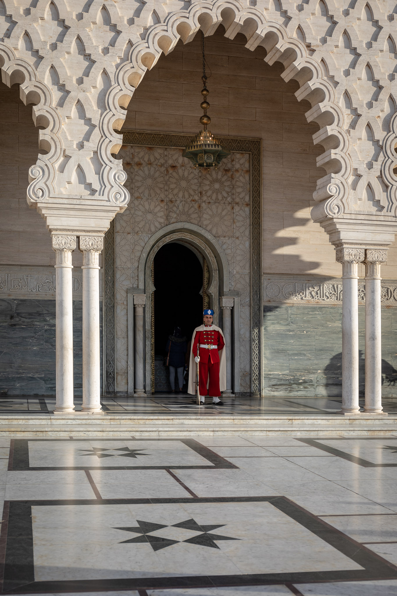 Mohamed V Mausoleum guard