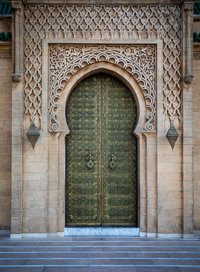 Mohamed V Mausoleum door