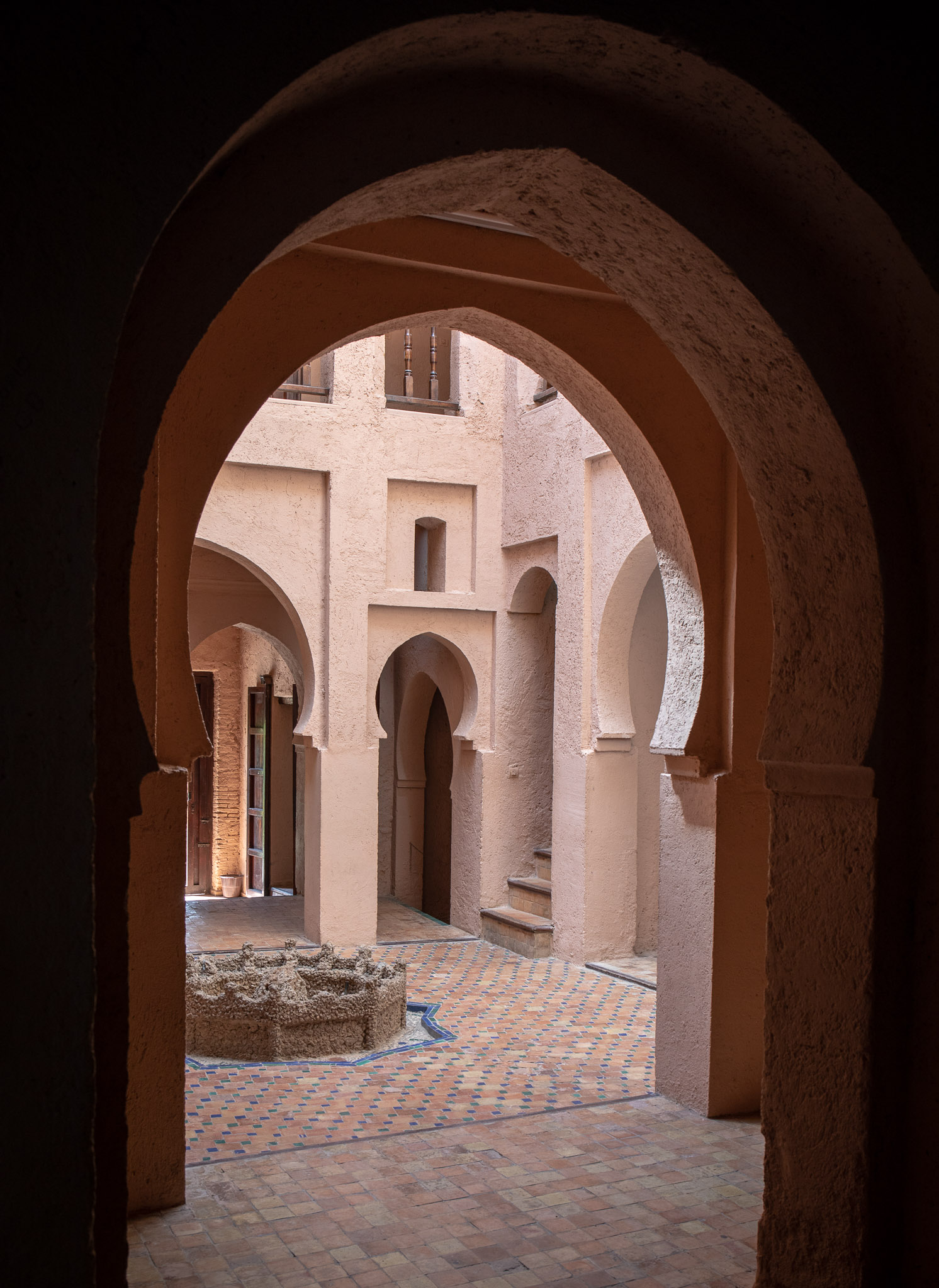 Kasbah courtyard