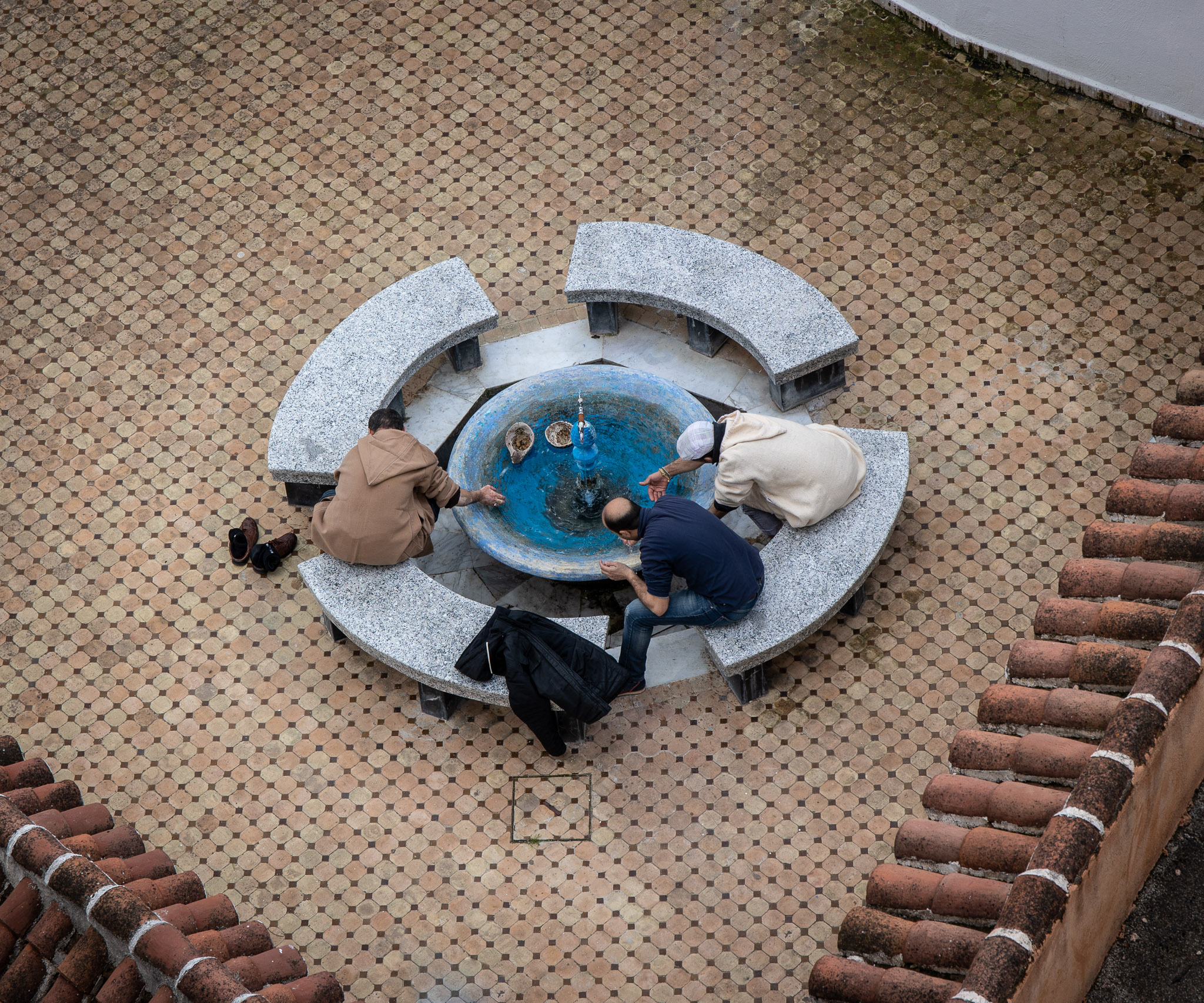 Mosque ablution (purification) fountain