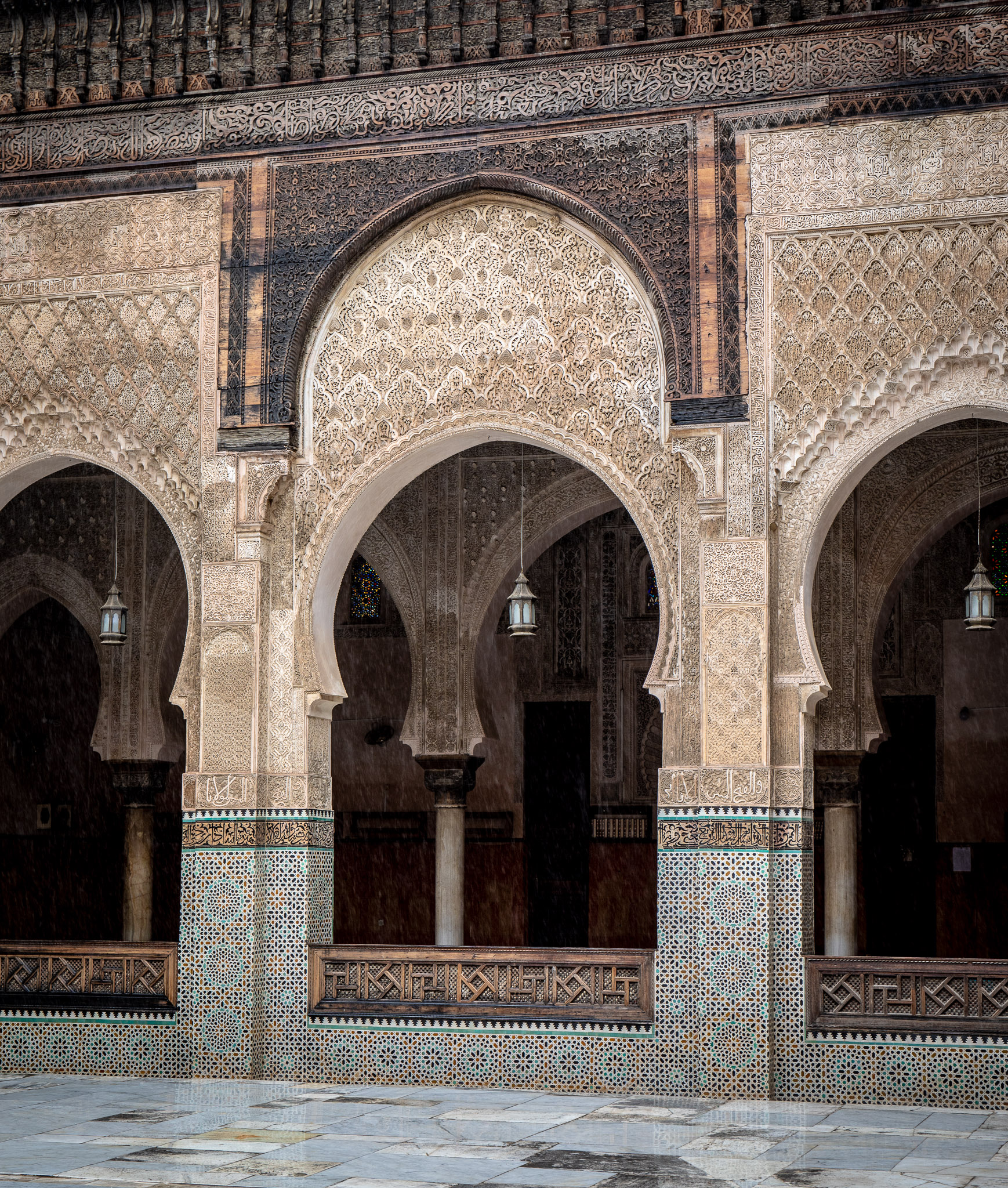 Medersa Bou Inania courtyard