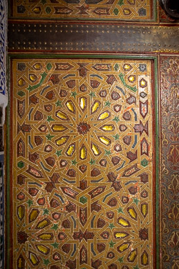 Carved wood panel