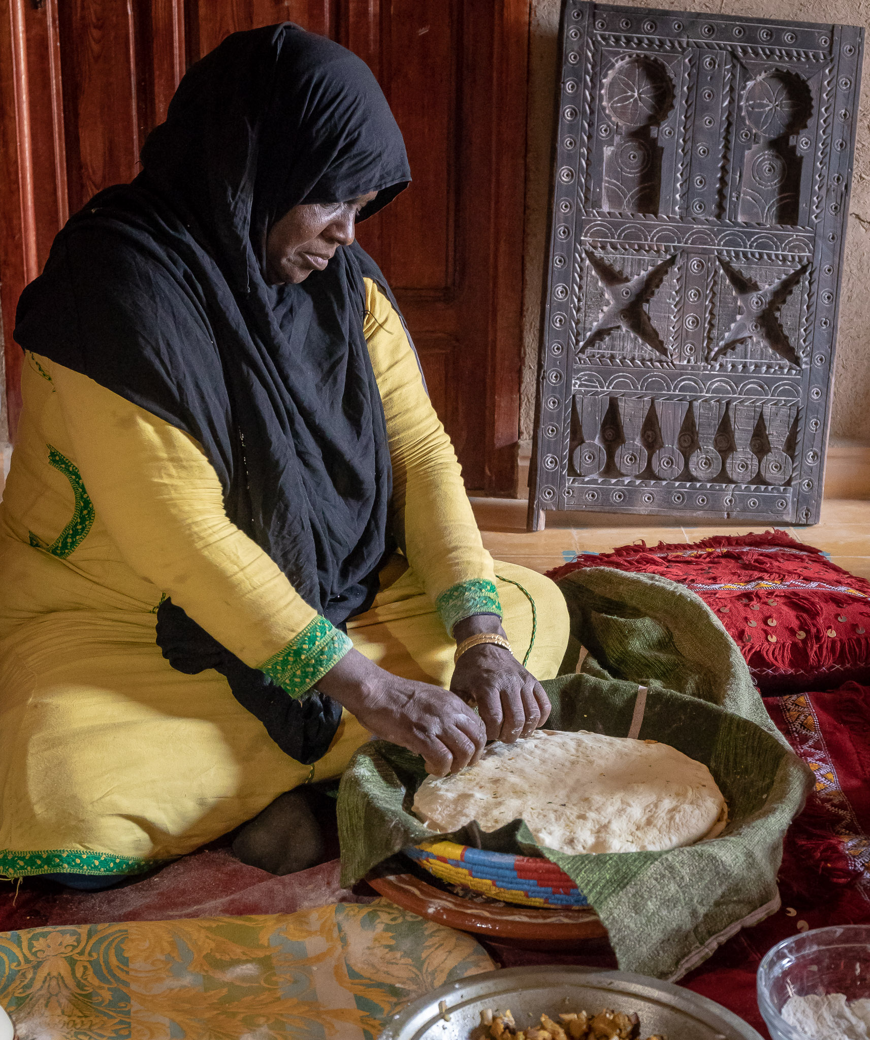 Cooking demostration & lunch at Tata's home