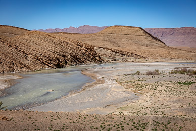 Upper Ziz River (village hotsprings in distance)