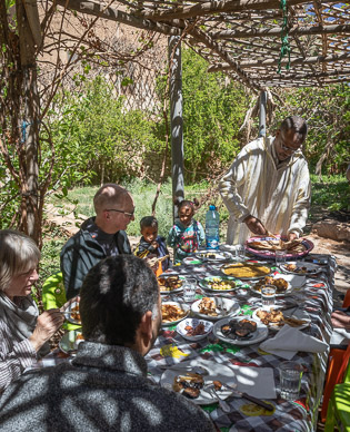 Lunch at Ziz home