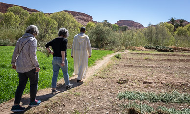 Walking to Ziz River