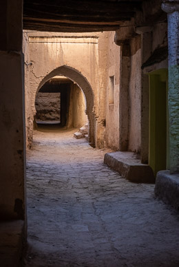 Village "street" in Mezguida