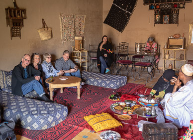 Cooking demostration & lunch at Tata's home