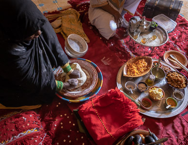 Cooking demostration & lunch at Tata's home