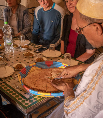 Cooking demostration & lunch at Tata's home