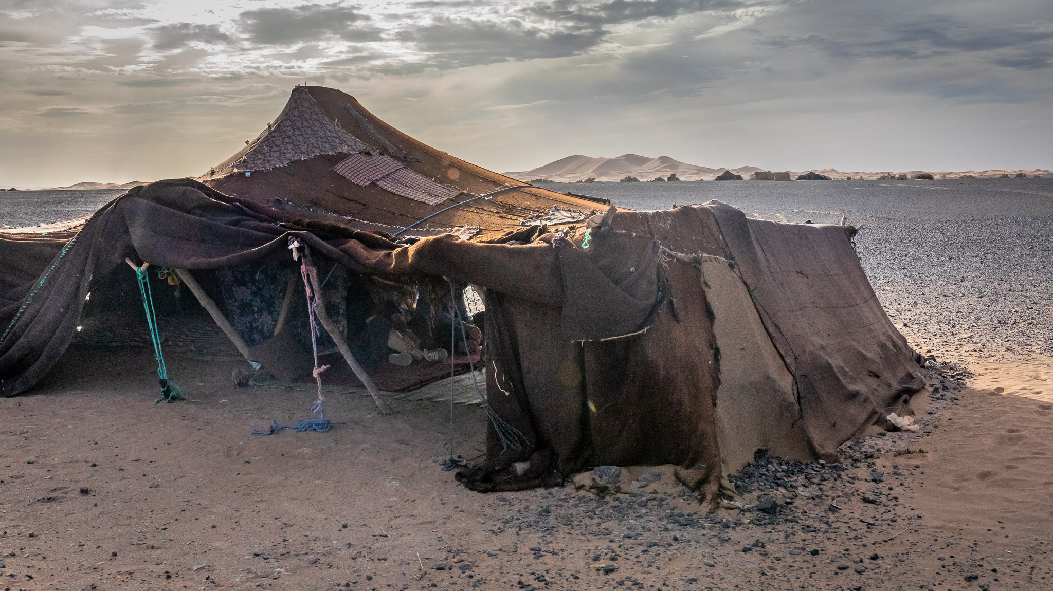 Nomadic sheepherder's tent