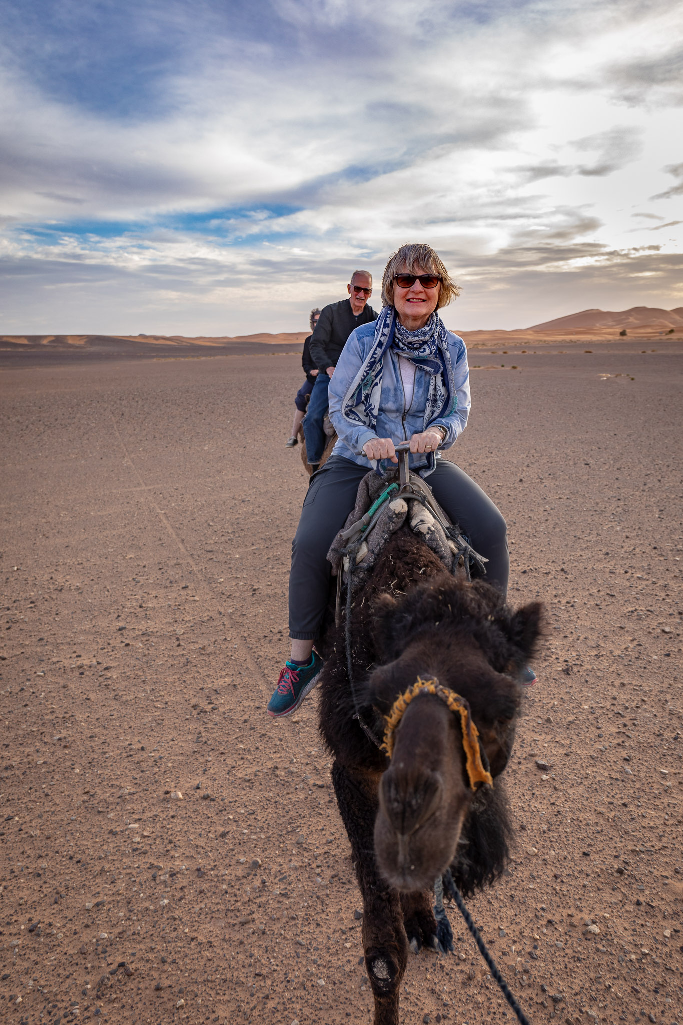 Camel ride to Erg Chebbi dunes