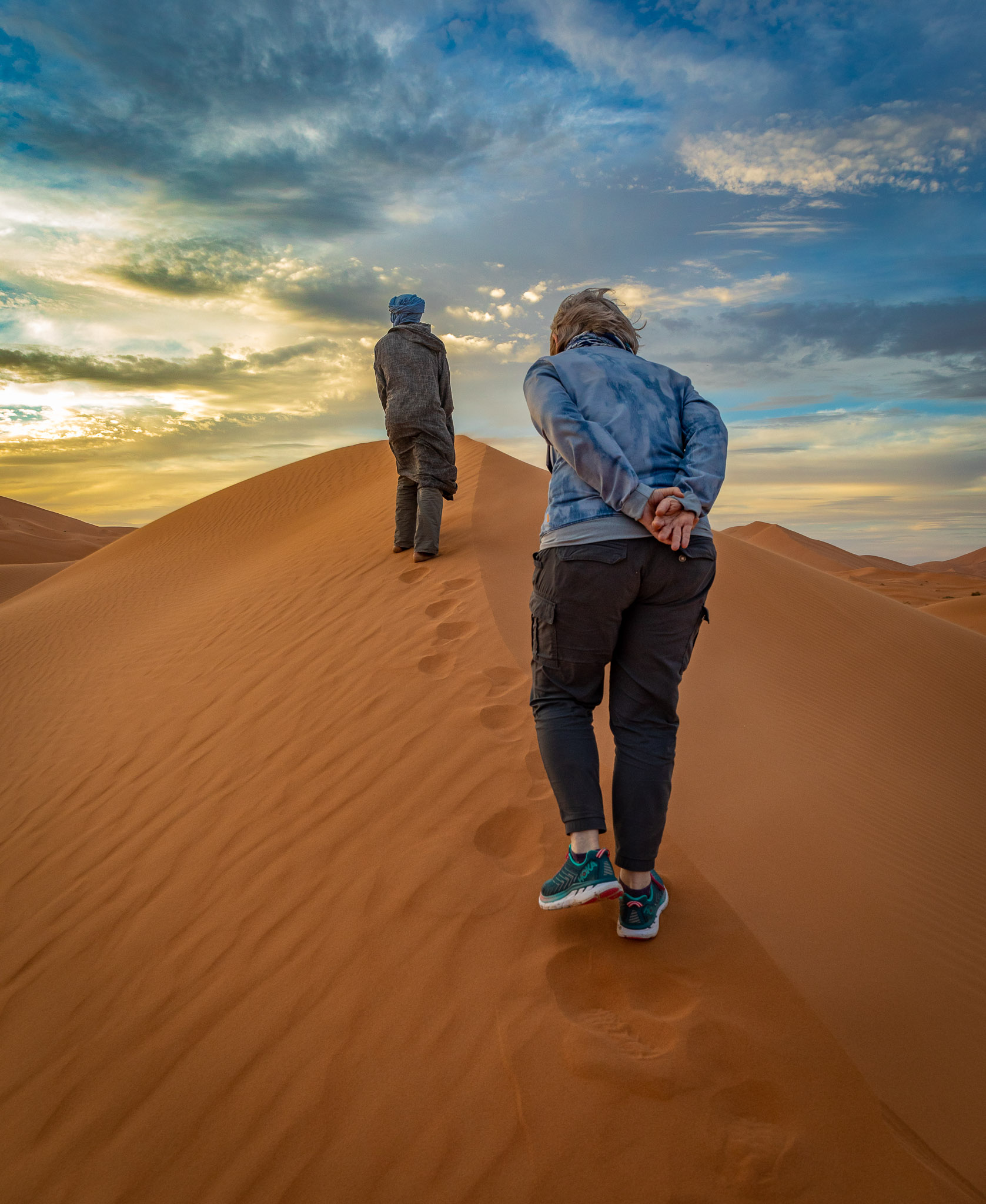 Erg Chebbi dunes sunset