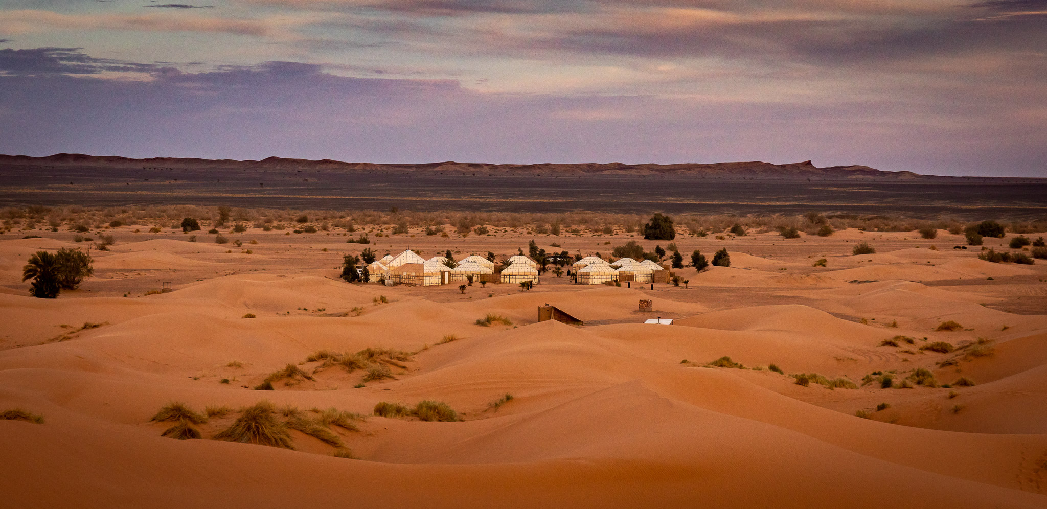 Erg Chebbi dunes tent encampment