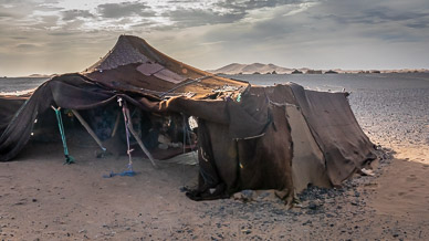 Nomadic sheepherder's tent