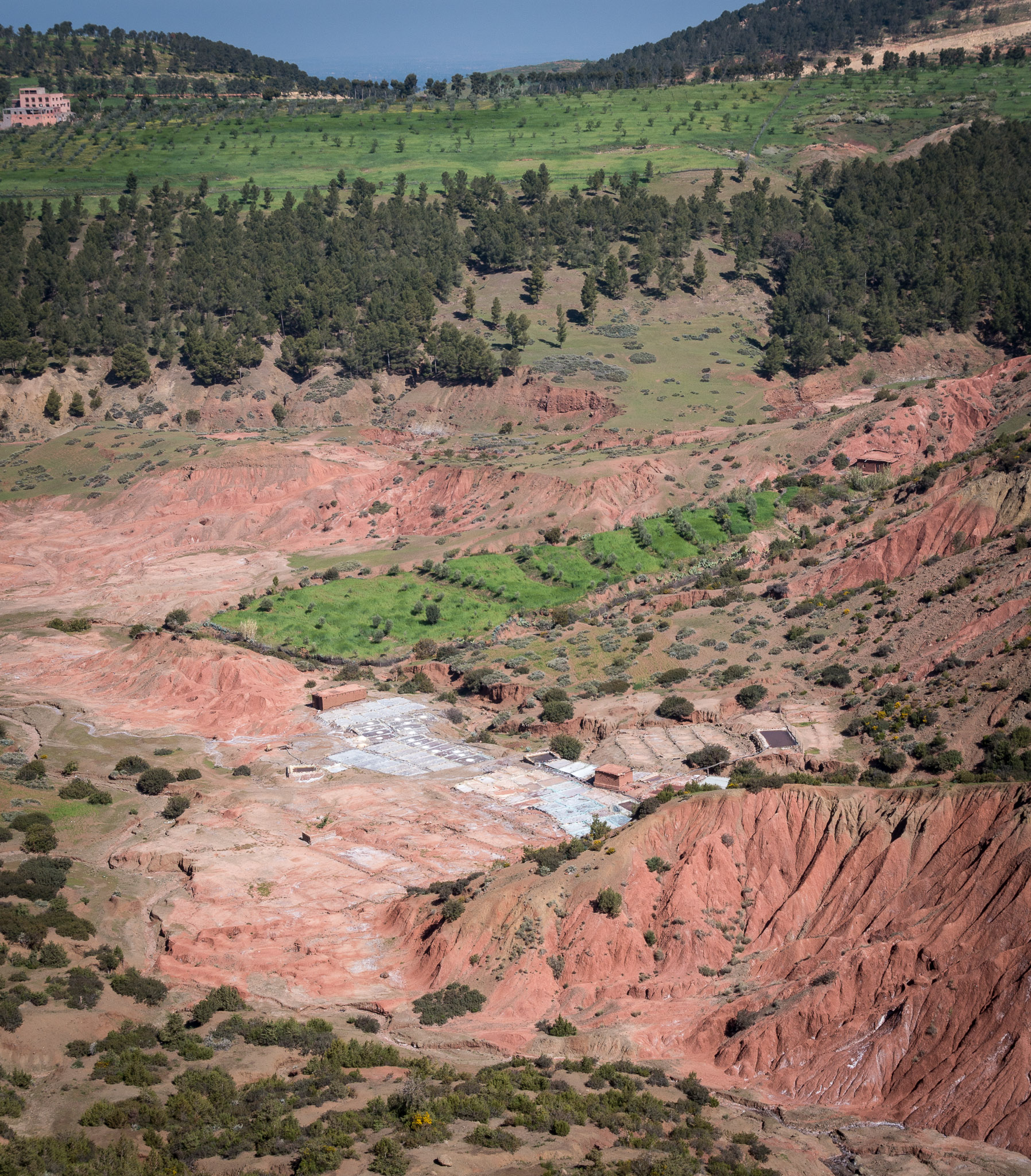 Ourika Valley salt mining