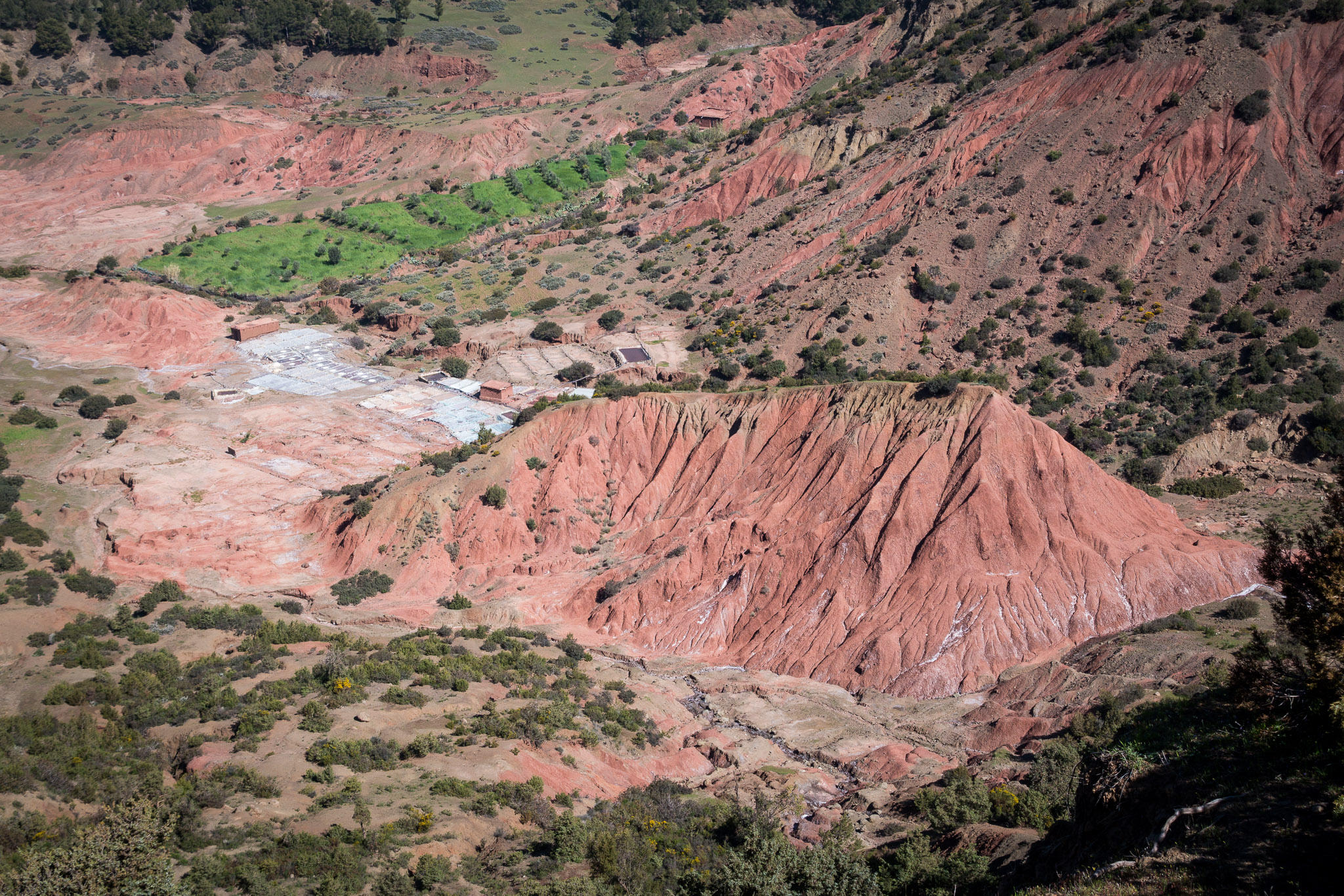 Ourika Valley salt mining