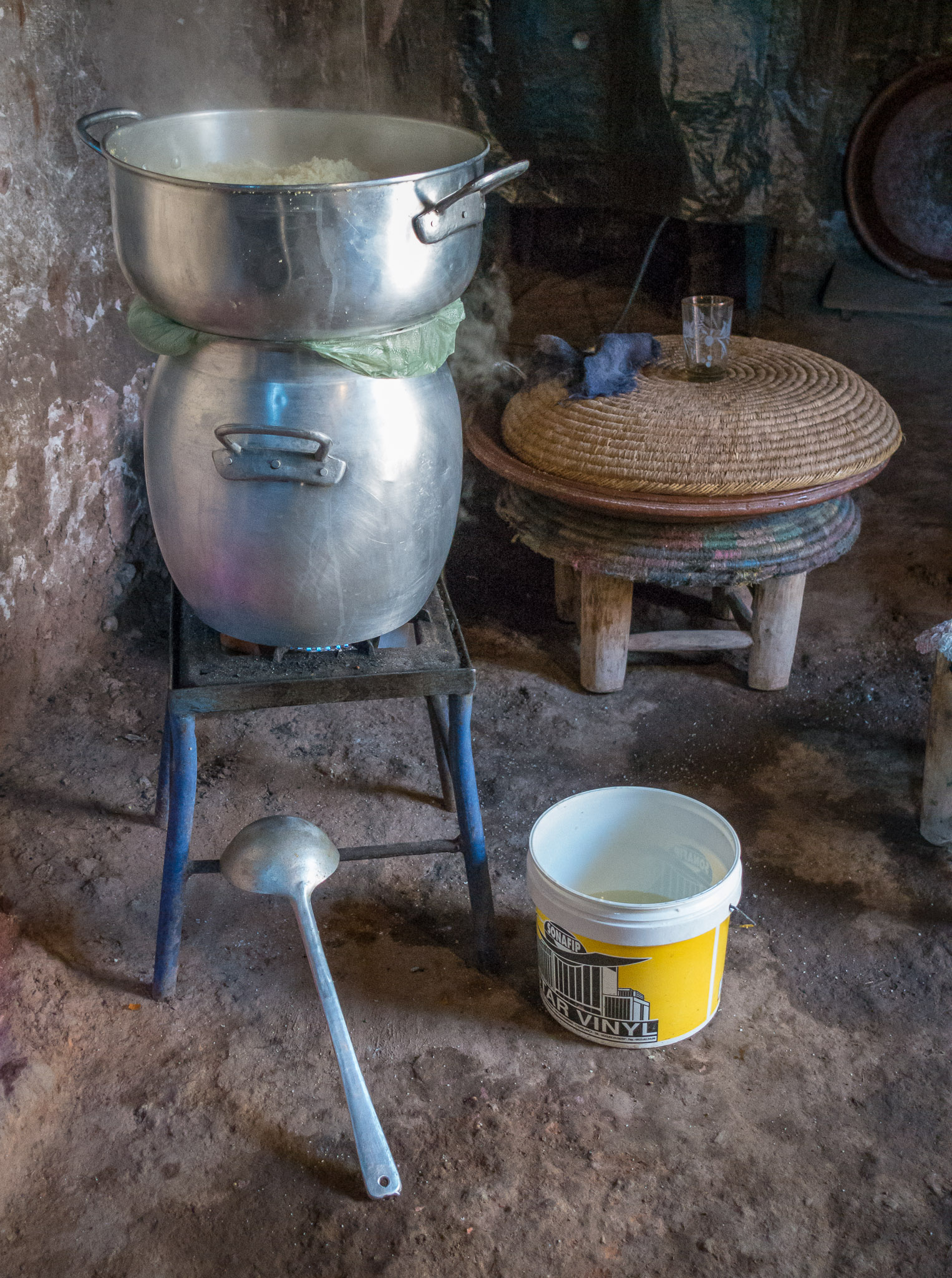 Lunch couscous cooking